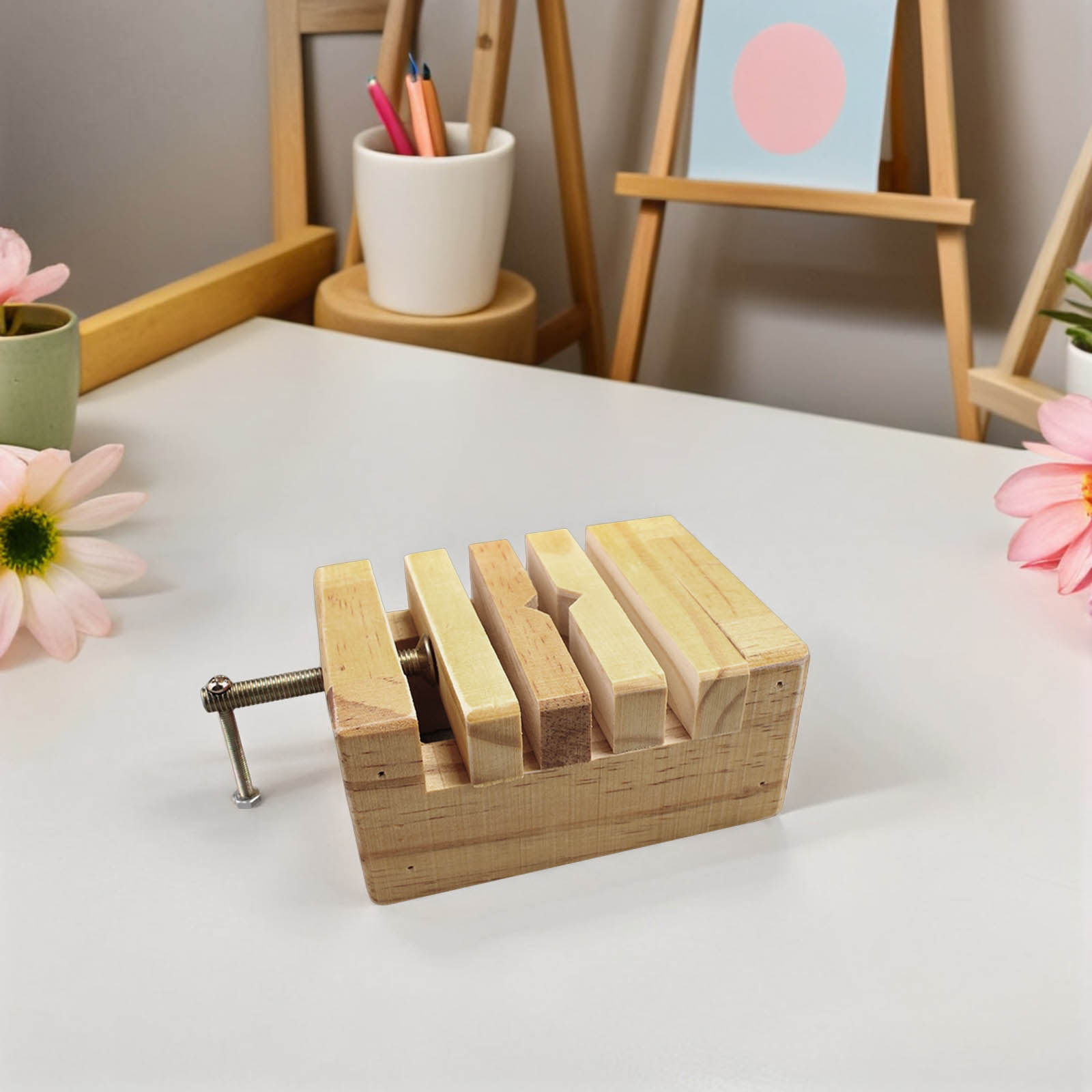 Wooden Seal Engraving Bed with - Engraved Wood Frame avaliação e preço